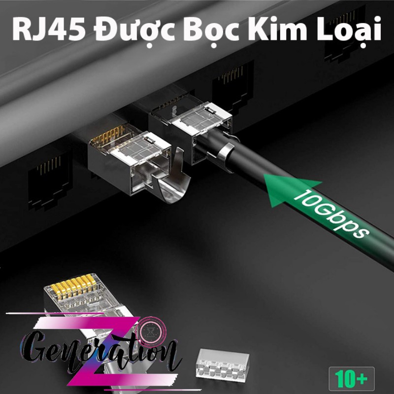 Đầu Bấm Mạng Cat7 Chống Nhiễu Ugreen 70316 - Hộp 10PSC