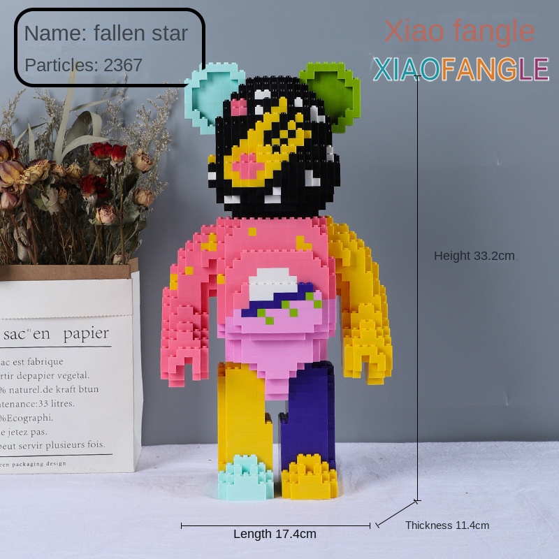 Đồ Chơi Lắp Ráp Hình Chú Gấu Độc Đáo Cho Nam Và Nữ