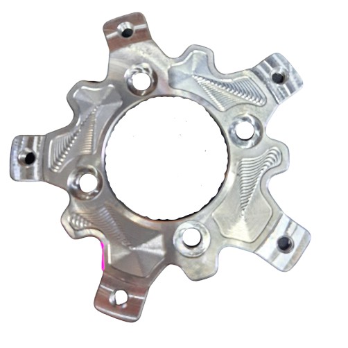 Lòng đĩa nhôm CNC dành cho đĩa Exiter 150 gắn mâm trước 4 lỗ