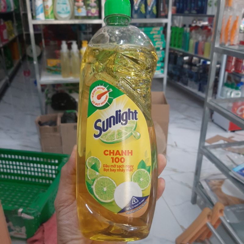 Nước rửa chén Sunlight Chanh 100 chiết xuất chanh tươi 750g