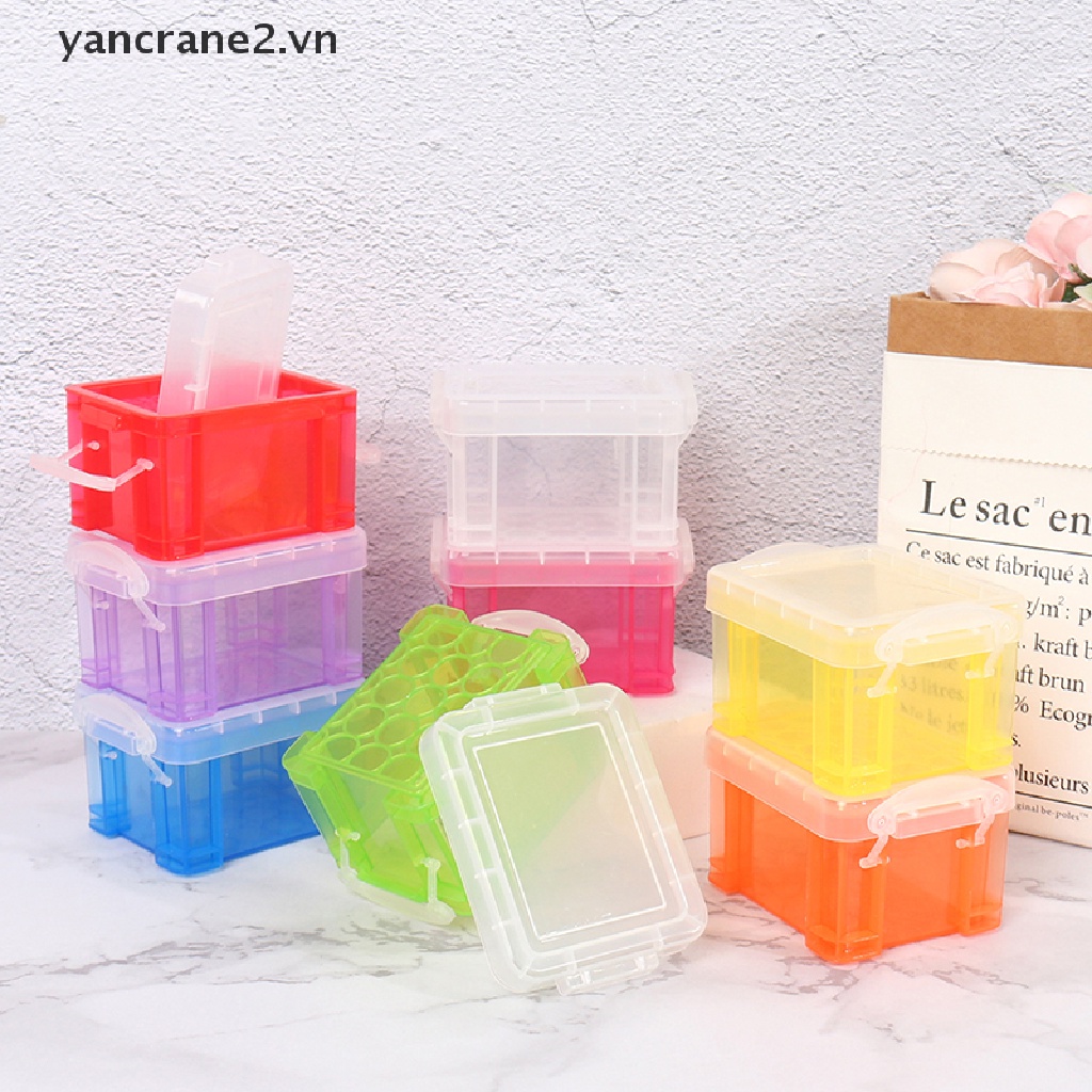 Set 2 Hộp Nhựa Mini Dễ Thương Sáng Tạo Dành Cho Nhà Búp Bê