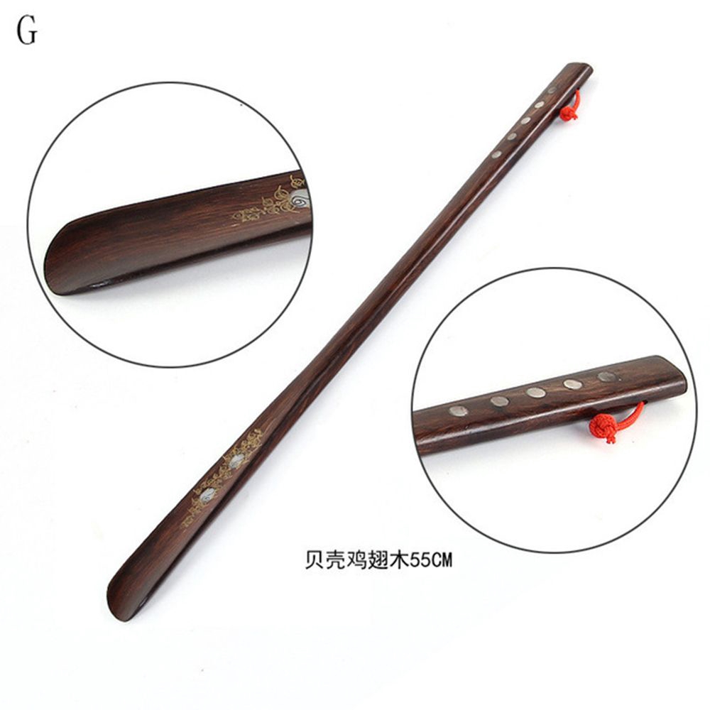 Dụng cụ hỗ trợ mang giày bằng gỗ tiện dụng