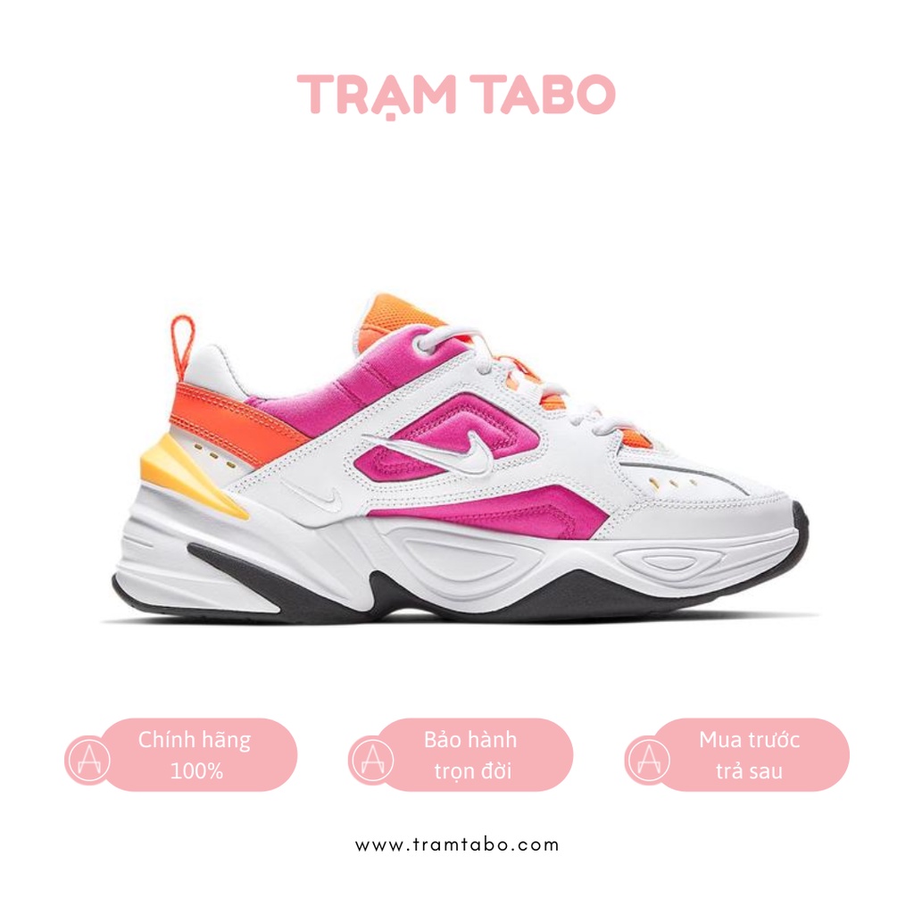 AO3108-104 - GIÀY NỮ NIKE M2K TEKNO WHITE PINK ORANGE - MÀU CAM/HỒNG/TRẮNG