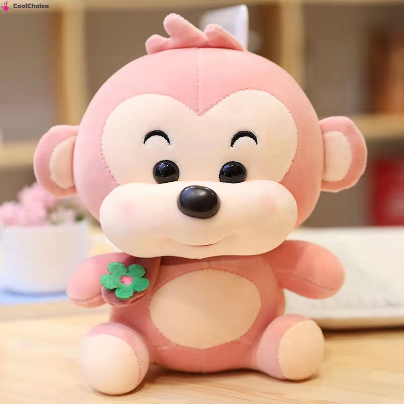 Khỉ Nhồi Bông Mềm Mại Co Giãn 22cm Dành Cho Bé