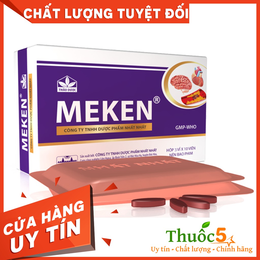 MEKEN nhất nhất giúp bổ huyết hộp 3 vỉ x 10 viên