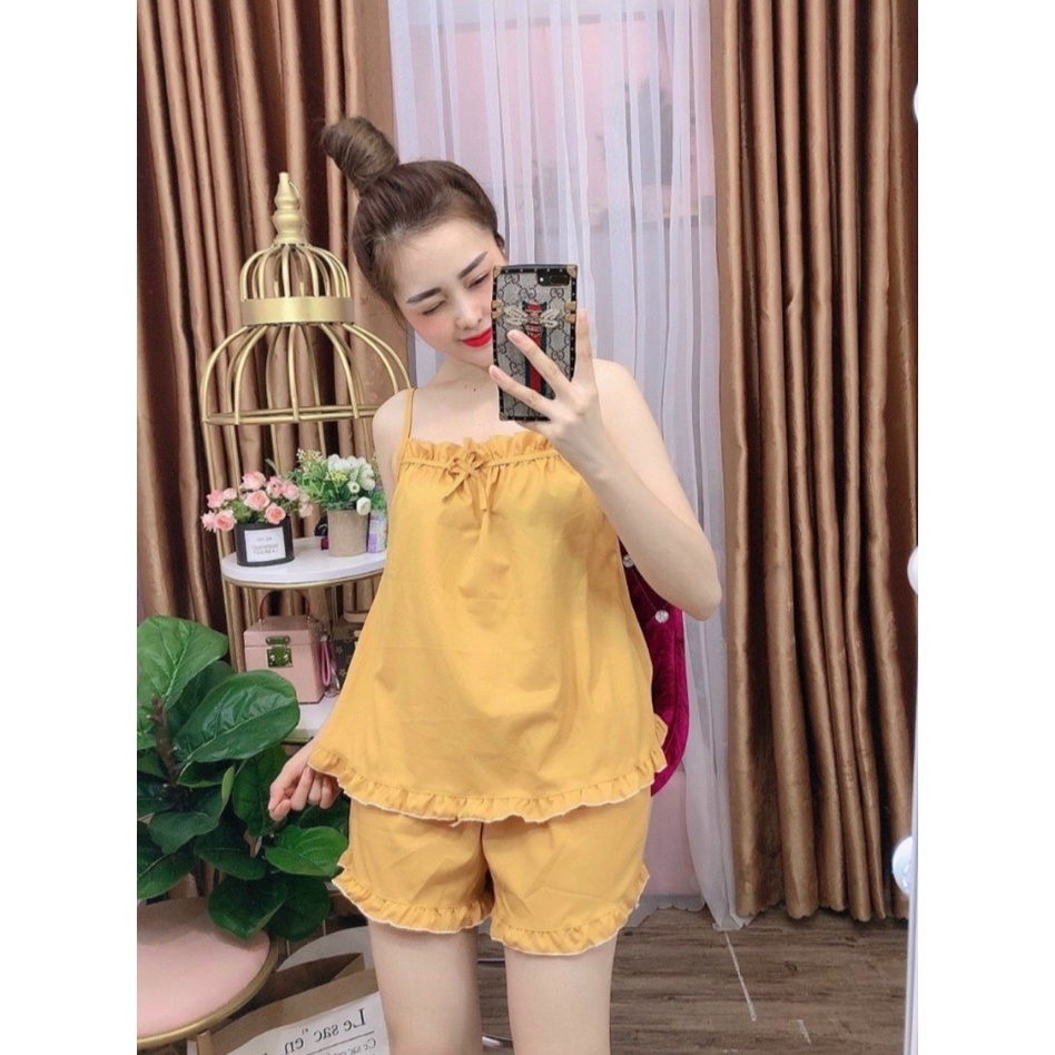 Đồ bộ nữ vải đũi phom dáng siêu xinh  * Set đồ bộ nữ *