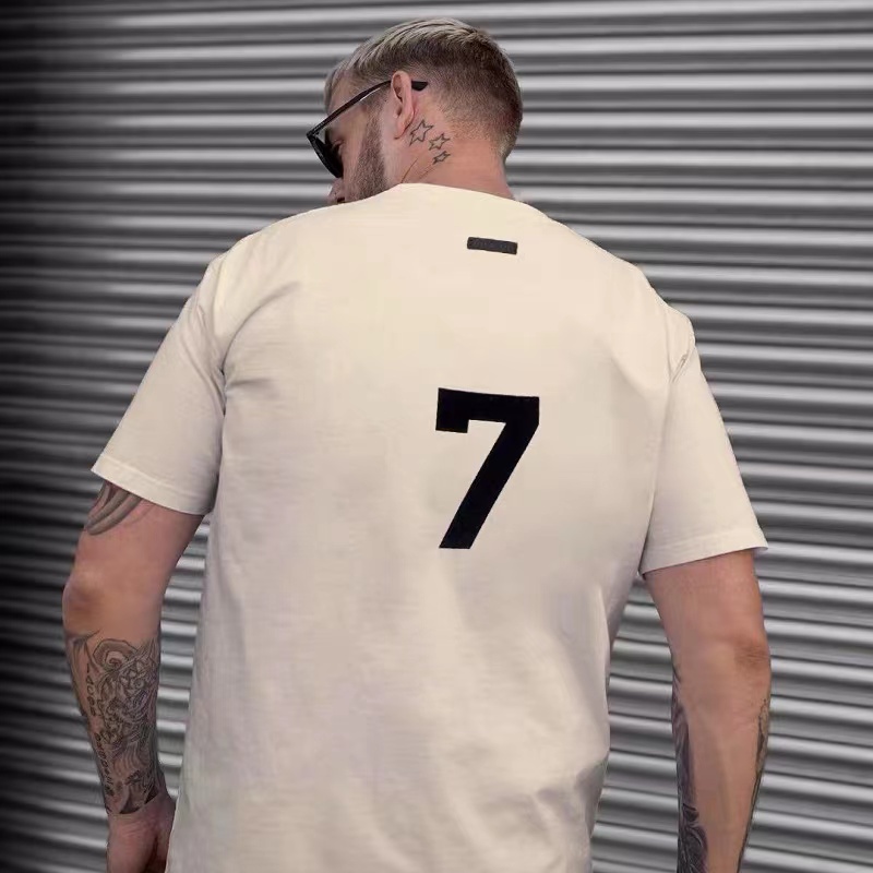 FOG FEAR OF GOD seventh season 7 short-sleeved couple T-shirt high street loose all-match ins tide brand summer