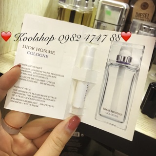 VIAL 1ML NƯỚC HOA NAM DIOR HOMME COLOGNE 2013 CỦA HÃNG CHRISTIAN DIOR