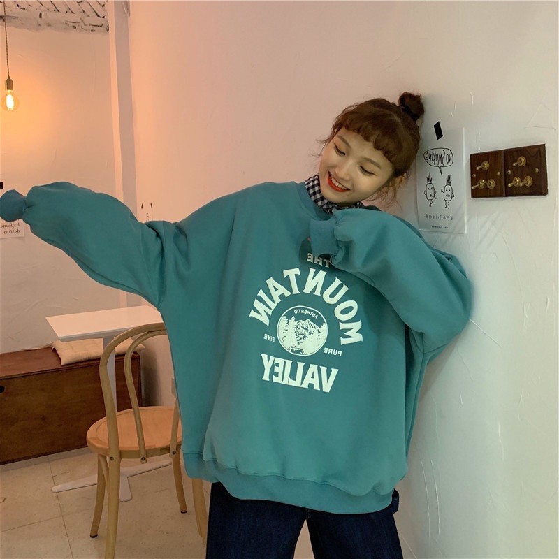 [Sẵn màu xanh, trắng] Áo hoodie chữ vòm nỉ chần bông dày dặn hàng Quảng Châu | BigBuy360 - bigbuy360.vn