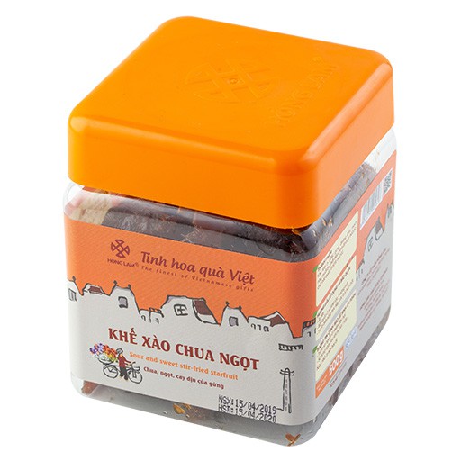 Ô Mai (Xí Muội) Khế Xào Chua Ngọt Hồng Lam - Vị Chua Ngọt Dẻo - Hộp (200g,300g,500g)