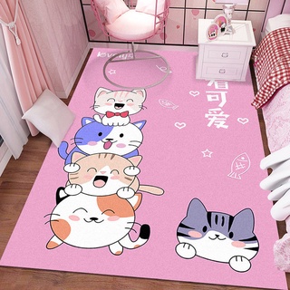 Bắc Âu ins Phong Cách Thảm Trải Sàn Thảm Phòng Ngủ Cô Gái Trái Tim Đầu Giường Chăn Phòng Đầy Đủ Vật Dụng Phòng Tắm Thấm Hút Cửa Thảm Hộ Gia Đình Thảm Trải Sàn Đầu Giường Thảm