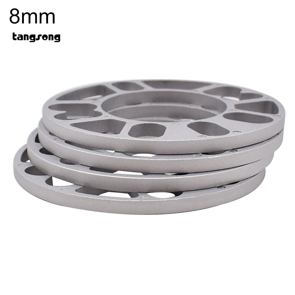 Set 4 vòng đệm bánh xe 3mm 5mm 8mm 10mm bằng hợp kim nhôm