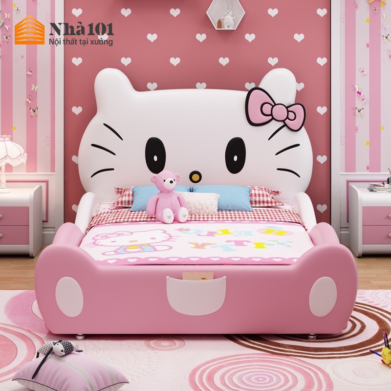 Giường Trẻ Em Hello Kitty