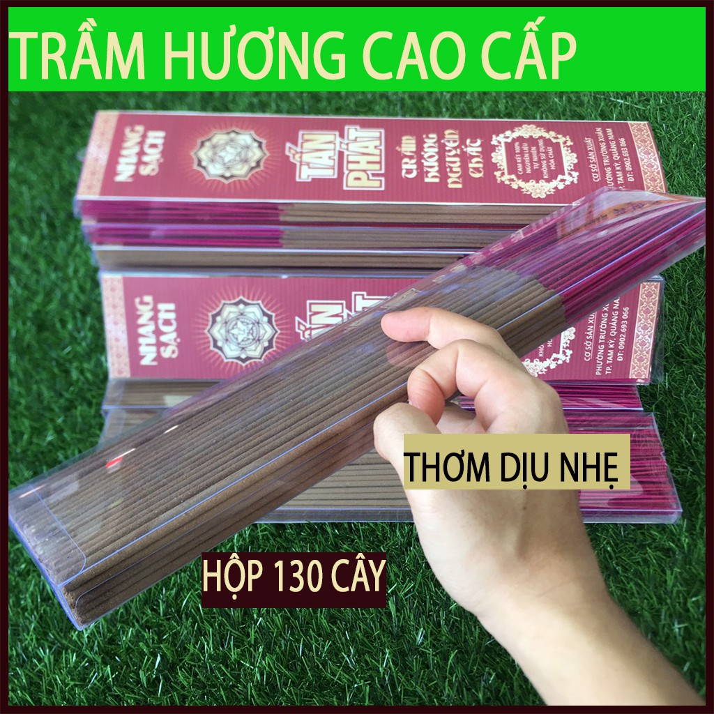 Nhang Trầm Hương Sạch 🔥  nhang thiên nhiên cao cấp (Hộp 65 cây và Hộp 130 Cây ) 🔥 Freeship