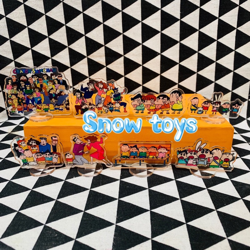 Mô Hình Tượng Standee Acrylic Mica Shin cậu bé bút chì - Nohara Shinnosuke Kazama Toru Sakurada Nene Sato Masao Bo