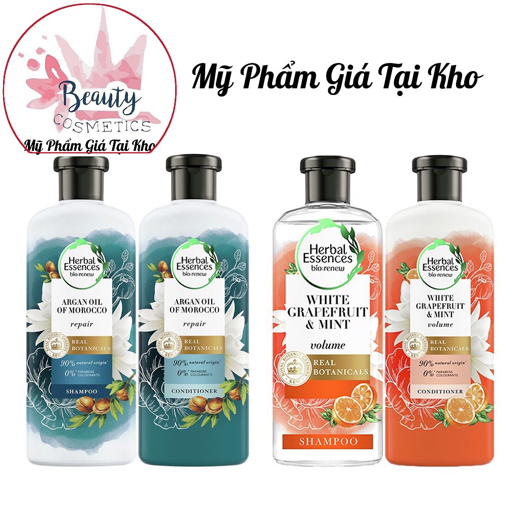 Dầu gội ,Xả Herbal Essences Thảo Mộc và Hương Thảo & Tinh dầu Argan Of Morocco400ml