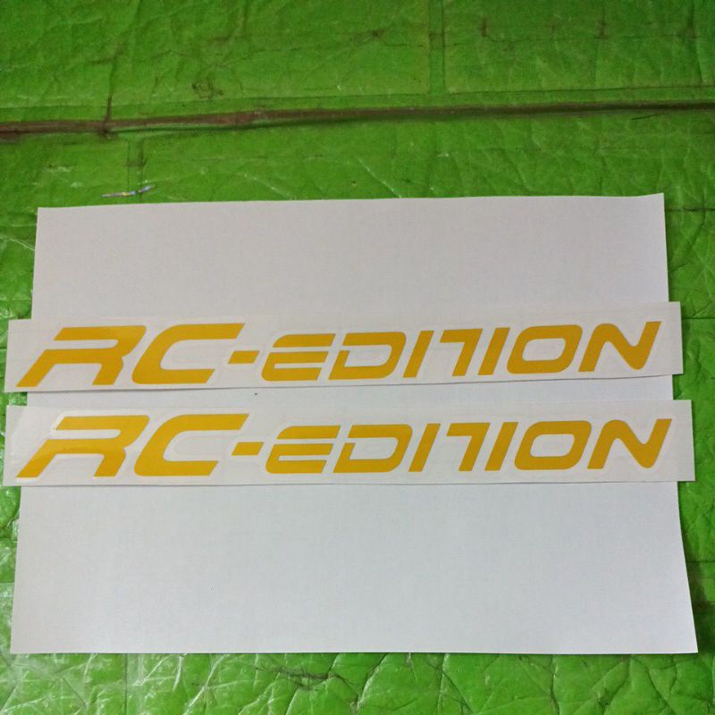 Bộ tem dán phuộc RC crôm vàng