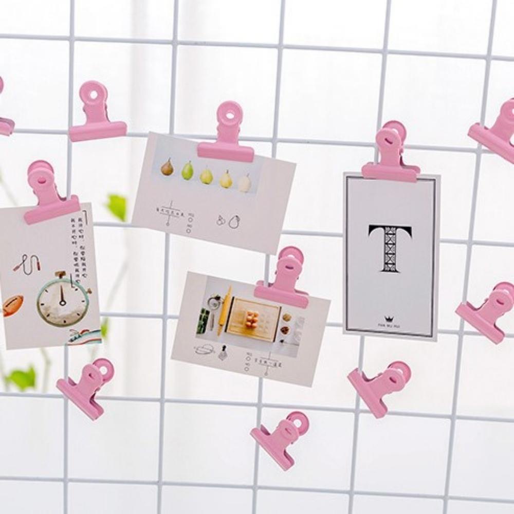 Kẹp kim loại Nhiều màu Pison nhỏ gọn không làm rách giấy - 1 cái/ 1 bộ