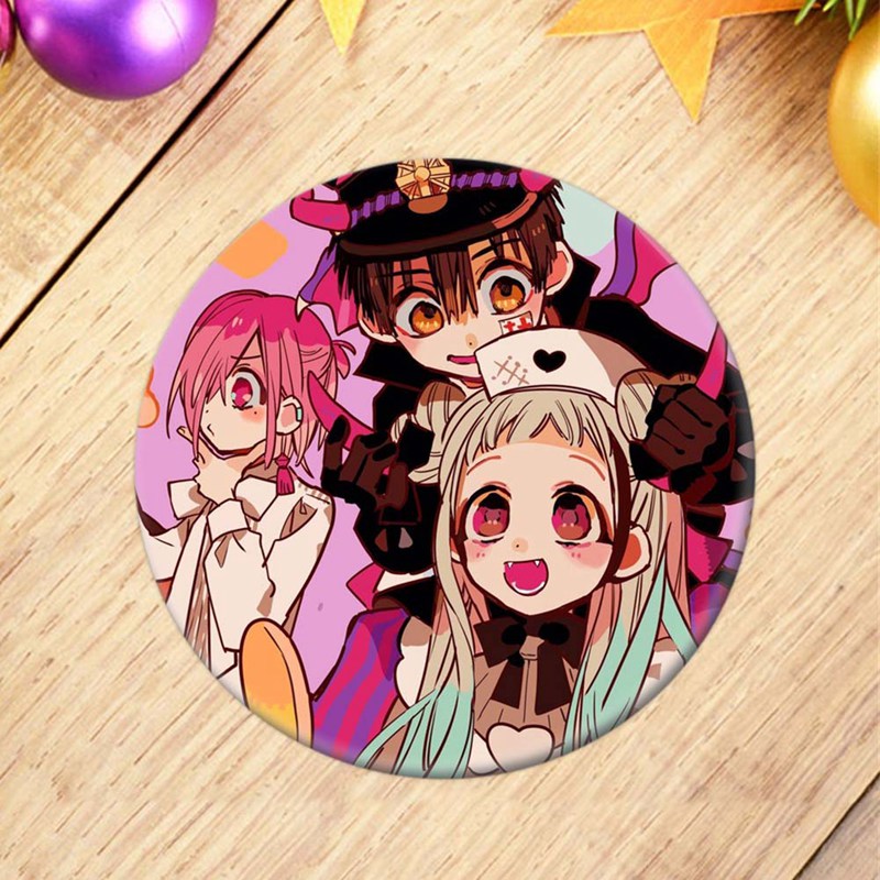 1 Huy Hiệu Hình Nhân Vật Hanako-Kun