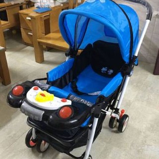 XE ĐẨY 2 CHIỀU 3 TƯ THẾ CHO BÉ MÀU XANH -H109