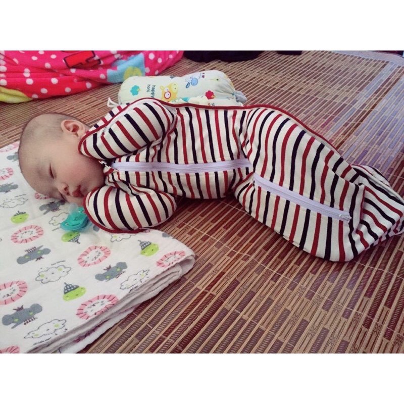 Ủ nhộng Manny cao cấp chất mỏng mát mùa hè cho bé