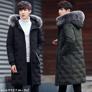 Áo khoác phao nam dáng dài