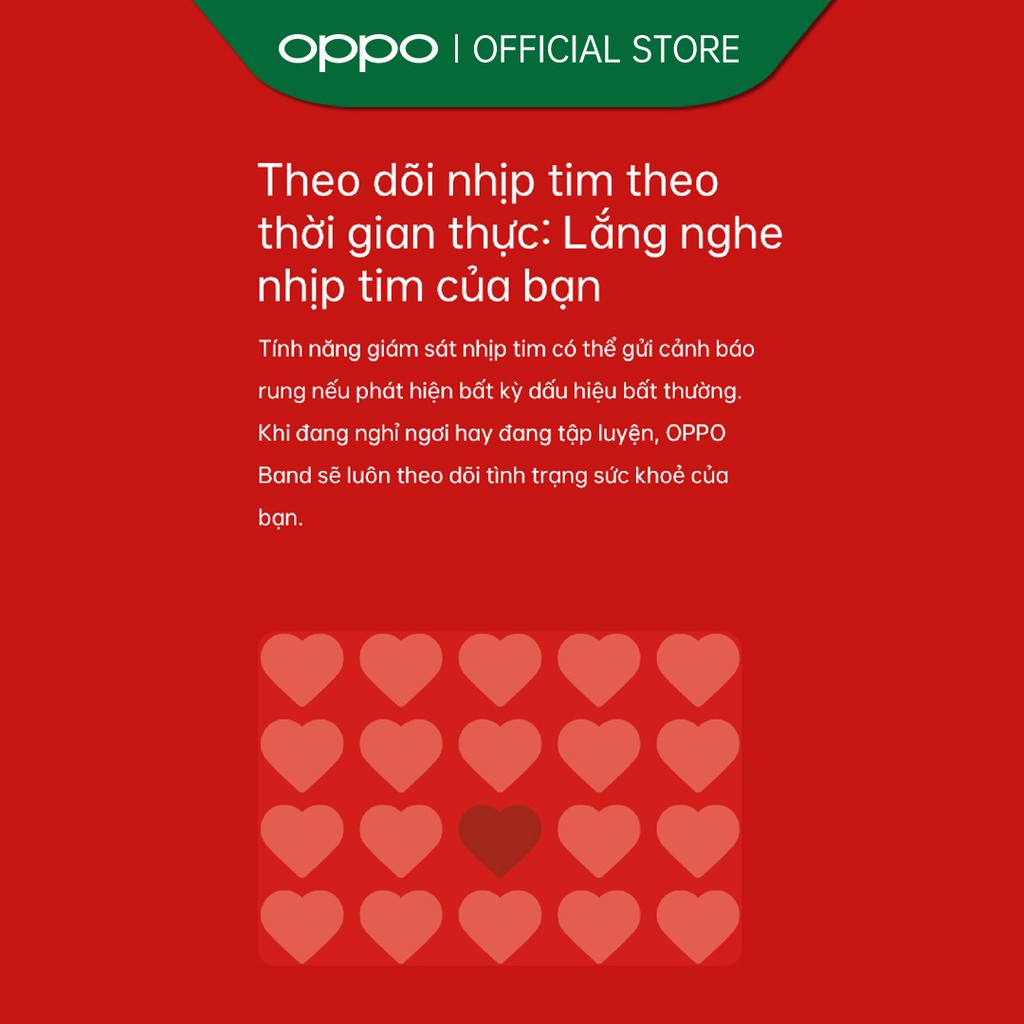 Vòng Đeo Tay Thông Minh OPPO Band - Hàng Chính Hãng