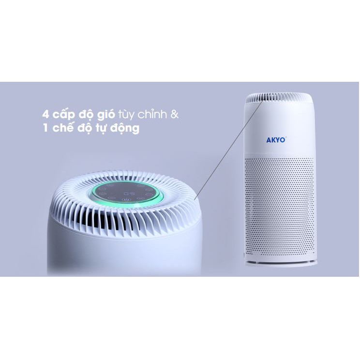 Máy Lọc Không Khí Và Tạo Ion Nhật Bản Akyo Ak-30A Bảo Hành 2 Năm