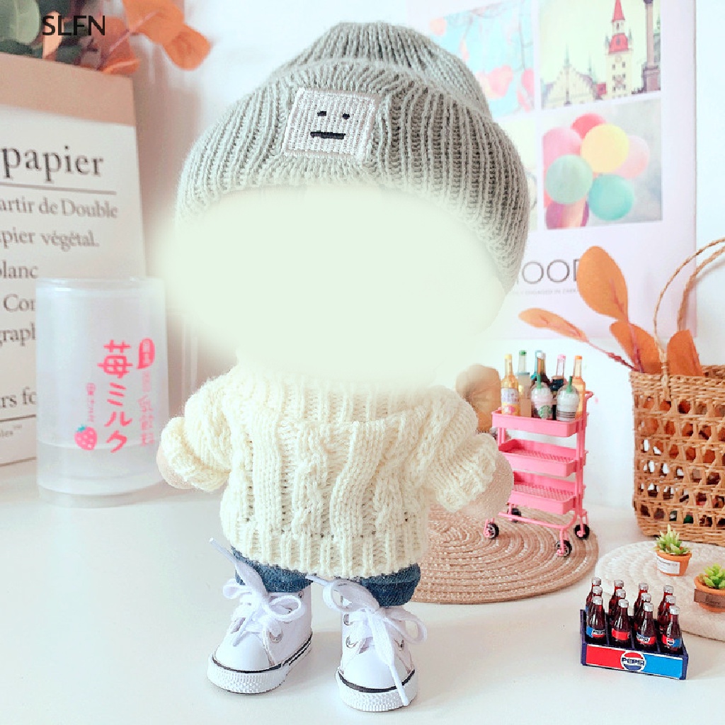 Doll Clothes Accessories For 20cm Idol Dolls Plush Toys Glasses Sweater Shoes