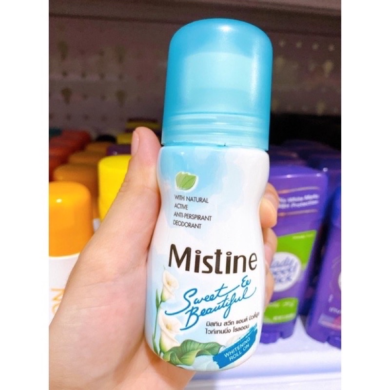 [ HCM SỈ ] Lăn khử mùi MISTINE WHITE SPA Thái Lan