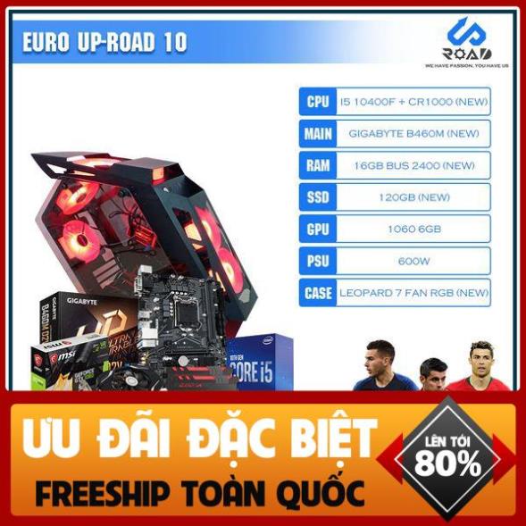 Bộ PC Gaming I5 10400f Gigabyte B460M D2V Ram 16GB SSD 120 NEW | VGA 1060 6GB  URTech | WebRaoVat - webraovat.net.vn