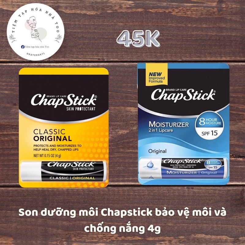 Son dưỡng môi Chapstick 4g