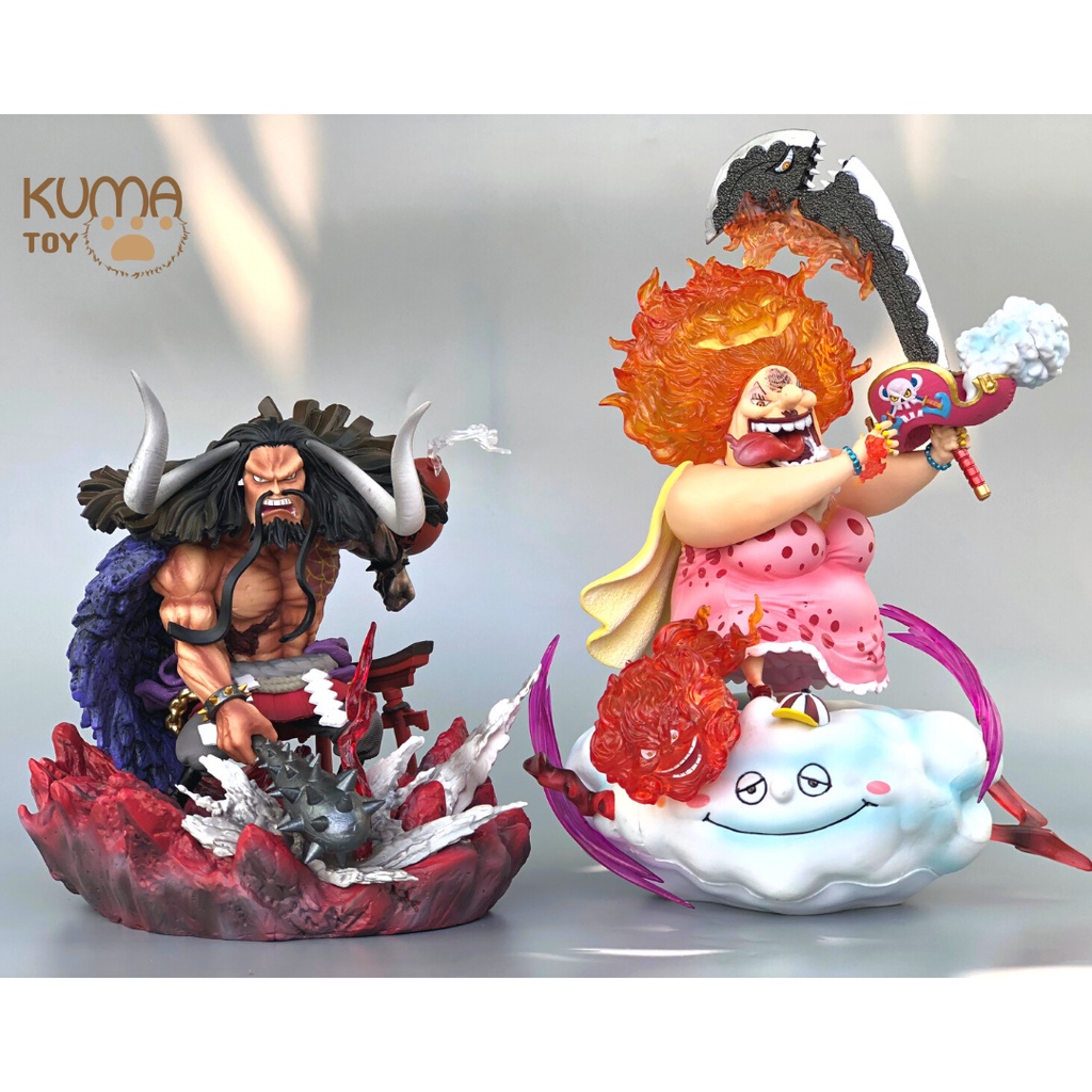 Mô hình anime One Piece Luffy, Zoro, tứ hoàng Kaido, Big Mom, Râu Đen, Shank cực đẹp
