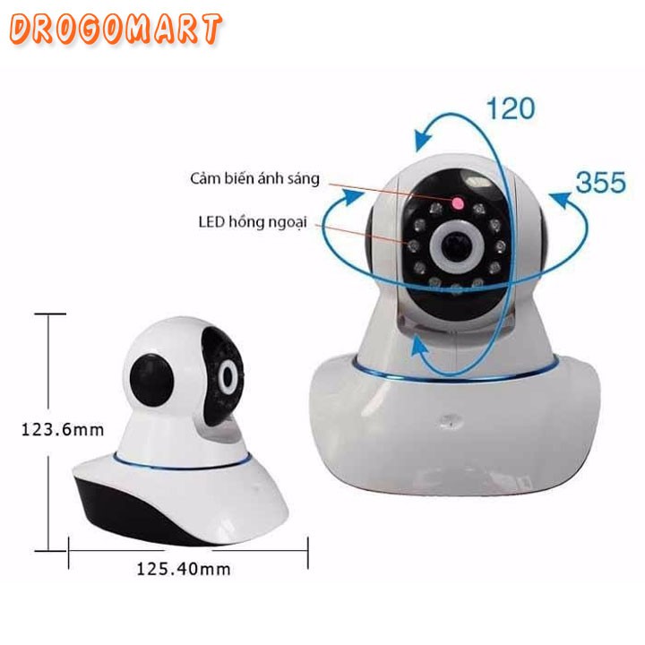 Camera Yoosee 3 Râu 1080p  Xoay 360 Độ Kết Nối Wifi Cực Khỏe❗ Bảo Hành 6 tháng