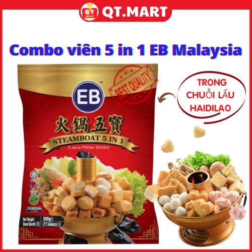 Viên Thả Lẩu EB 5 trong 1 Malaysia- HAIDILAO Siêu ngon