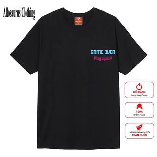 Áo thun Allosaurus Clothing chất liệu cotton cao cấp 100% kiểu dáng tay lỡ form rộng - Play Again