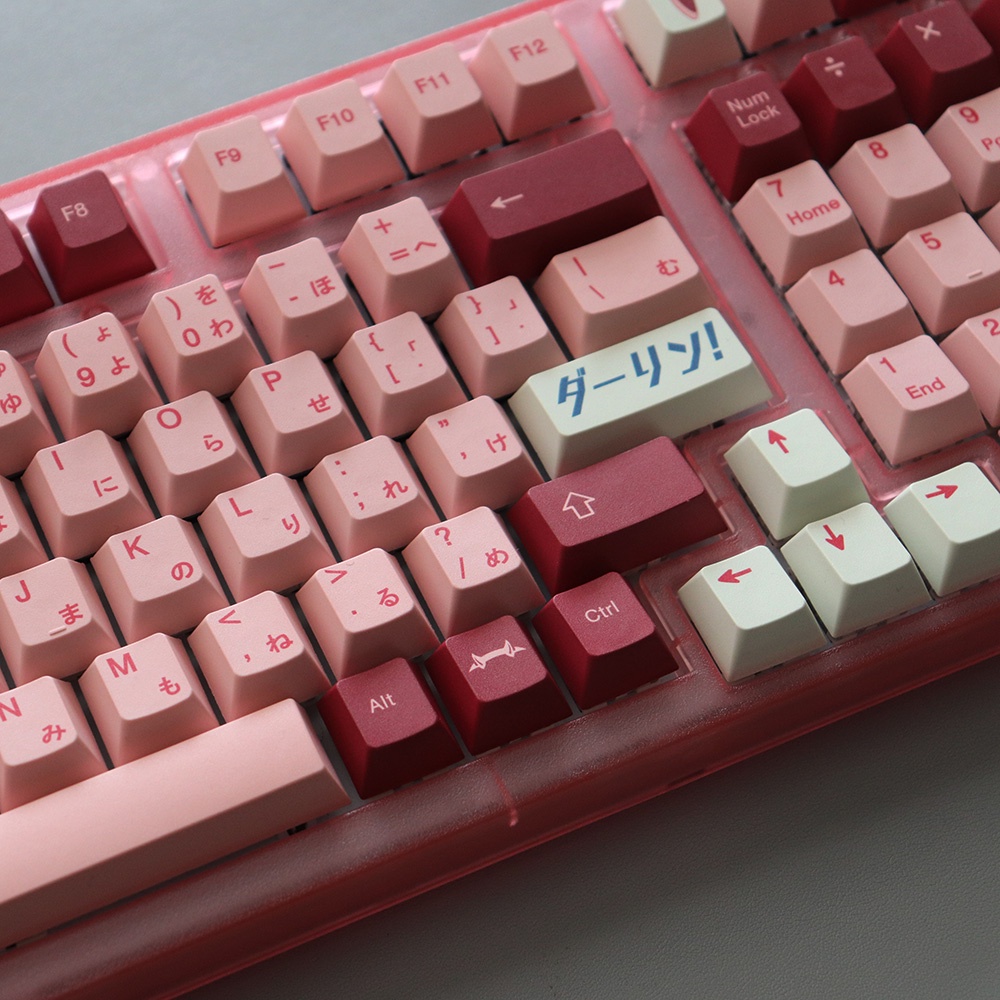 Bộ Keycap GMK Darling 129 nút nhựa PBT, Profile Cherry in Dye Sub dành cho bàn phím cơ