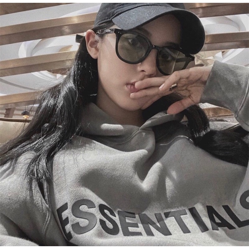 Áo hoodie Essentials Nỉ Nữ [ Freeship] 🌸 Jacket from rộng có mũ màu Trắng/ Ghi/ Be / Nâu Ullzang 🌸 | BigBuy360 - bigbuy360.vn