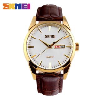 Đồng Hồ Kim SKMEI 9073 Dây Da Thanh Lịch Sang Trọng