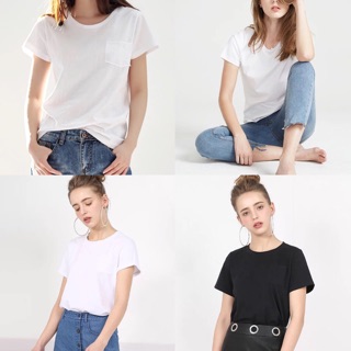 Áo thun trơn bsk túi ngực