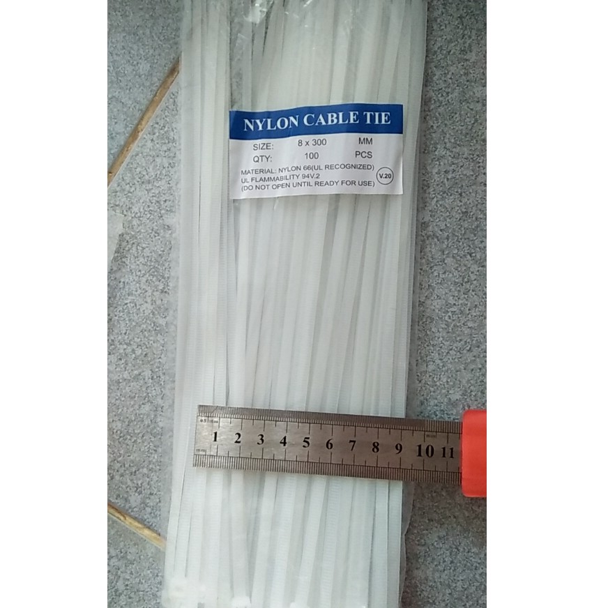 Dây rút 3 tấc 300mm bản lớn 5li