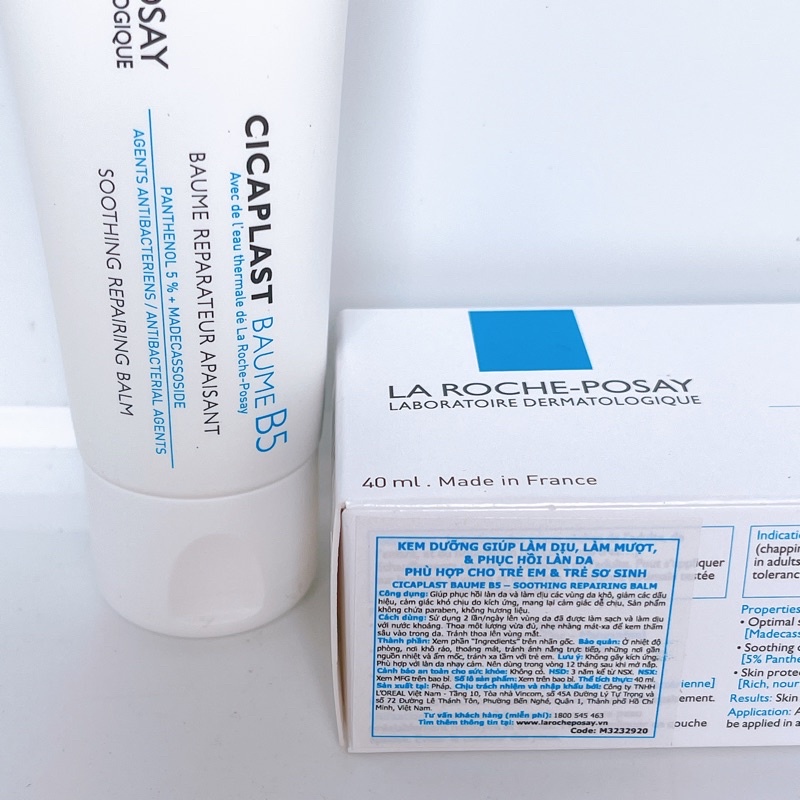 Kem Dưỡng B5 La Roche Posay Cicaplast Baume 40ml Dưỡng Ẩm Phục Hồi Da