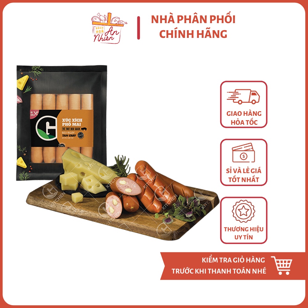 Xúc xích phô mai G Kitchen gói 200g/500g