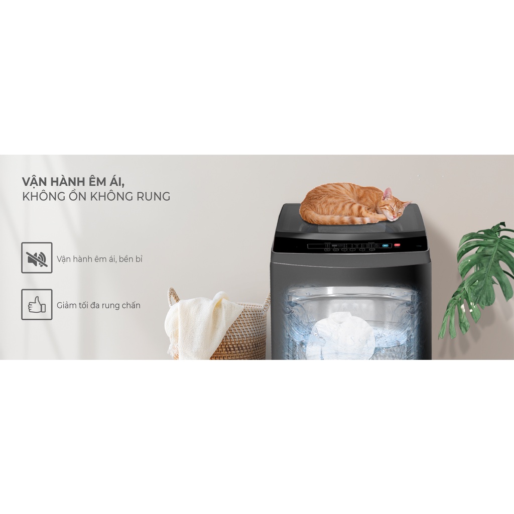 Máy giặt Lồng Đứng 7,5kg Casper WT-75N70BGA Điện Máy Hải Đăng HN