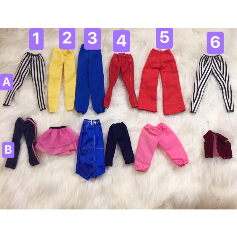 QAA8-QUẦN VÁY ÁO CHO BÚP BÊ