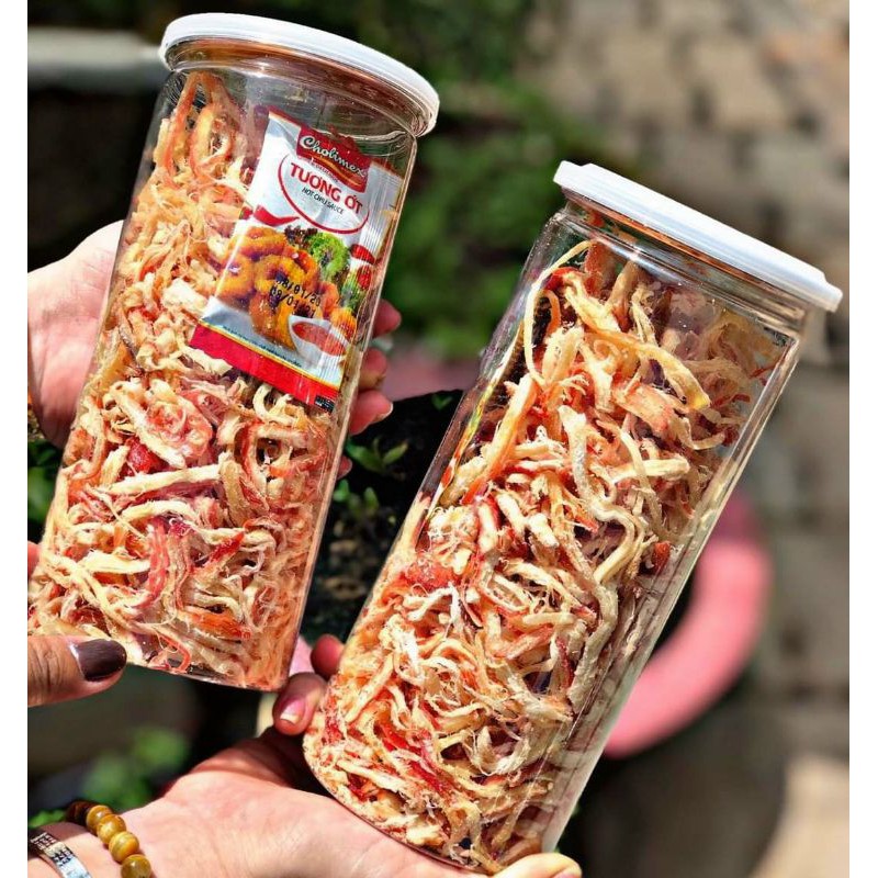 Mực Sợi Hấp Nước Dừa 300 Gram
