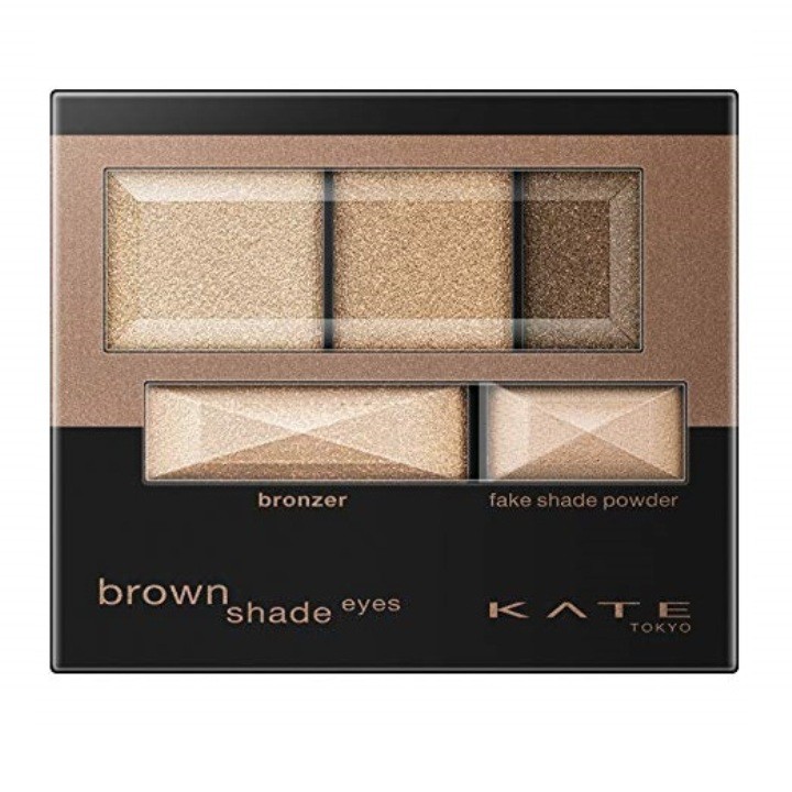 Phấn mắt Kanebo Kate Brown Shade Eyes N tone màu nhũ vàng BR-1