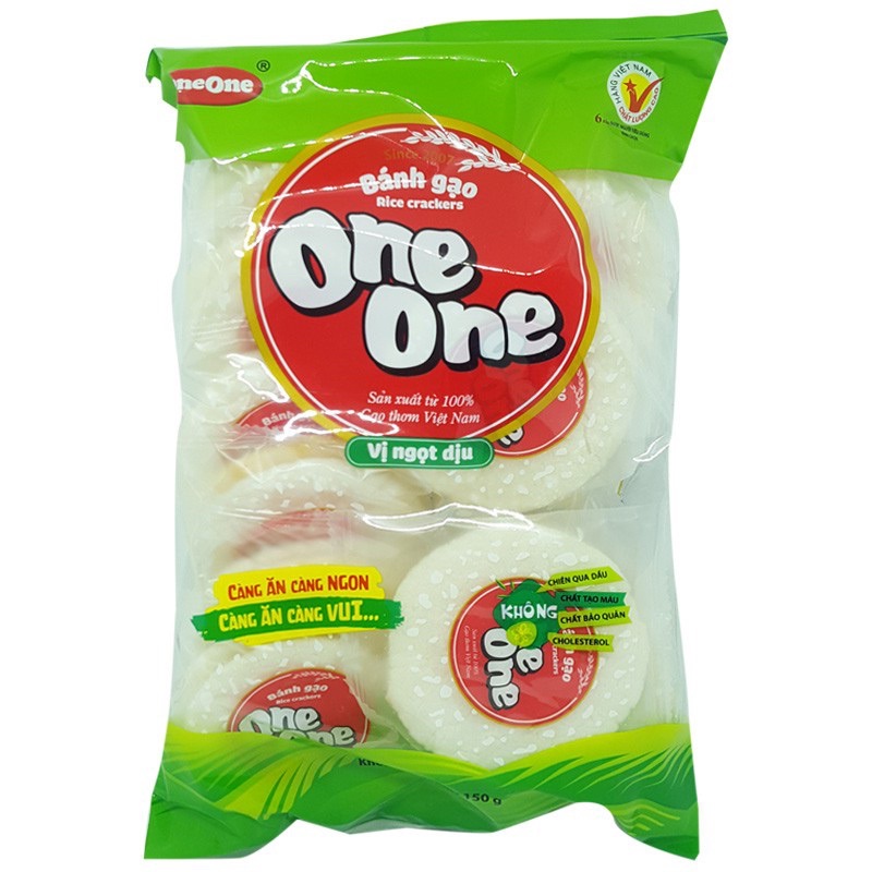 Bánh gạo One One vị ngọt dịu 150gam