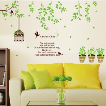 Decal dán tường, tranh dán tường, tranh trang trí decor phòng nhiều mẫu lựa chọn - Mẫu 4