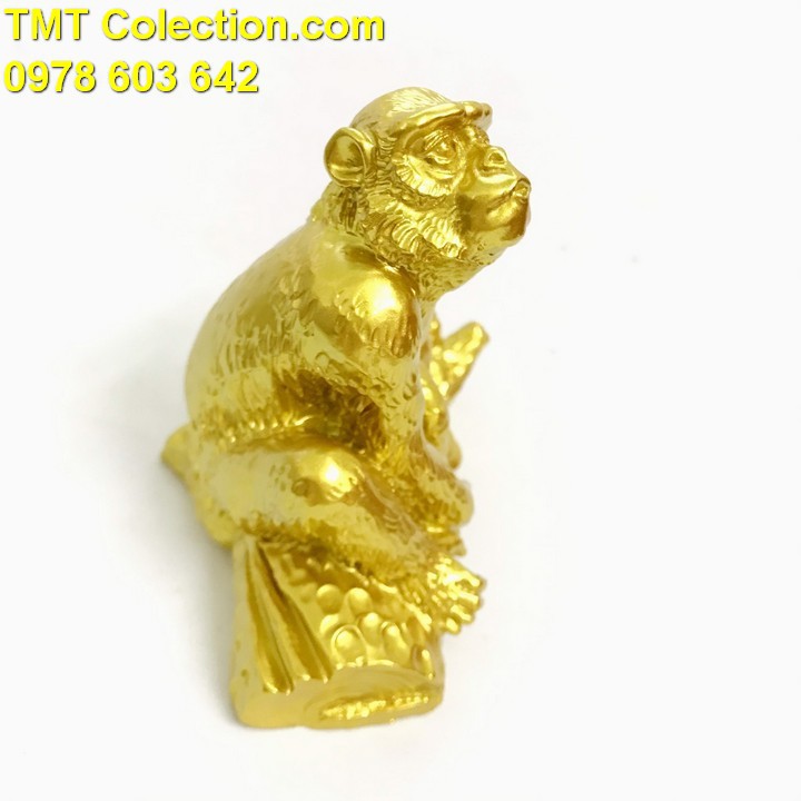 Tượng Con Khỉ Vàng, làm quà tặng, biếu dịp Lễ, Tết, kỷ niệm -TMT Collection - SP005237
